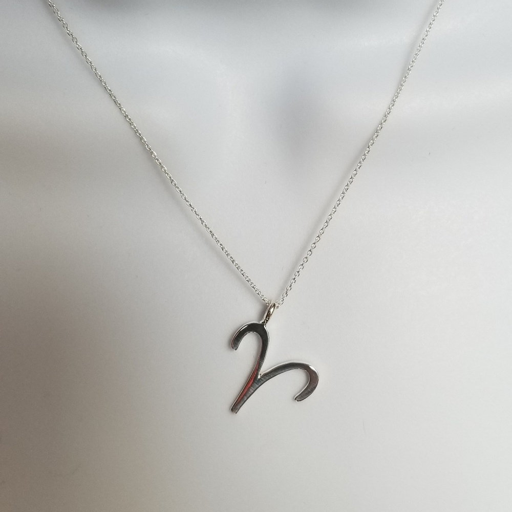 New Delicate 16" Sterling Silver Aries Necklace w/